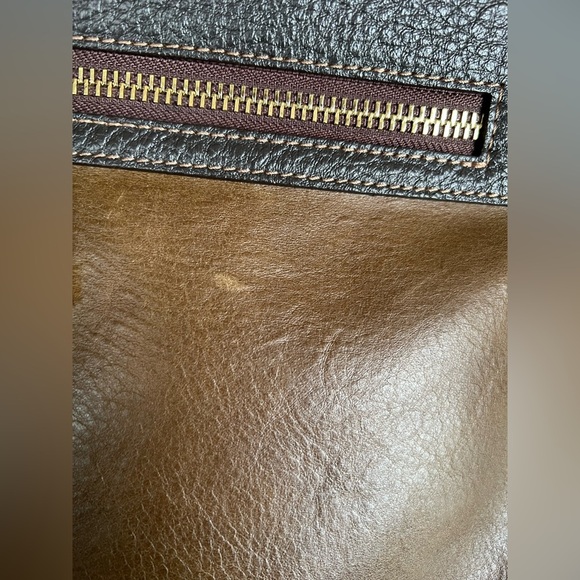 Nicoli Brown and Black Leather Handbag - Picture 8 of 15